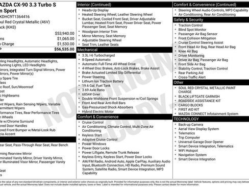 New 2026 MAZDA CX-90 3.3 Turbo S w/ Premium Package image 22