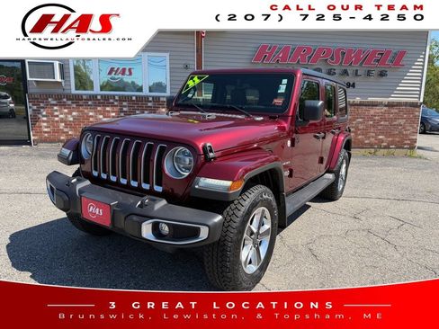 Used 2021 Jeep Wrangler Unlimited Sahara AWD/4WD image 1