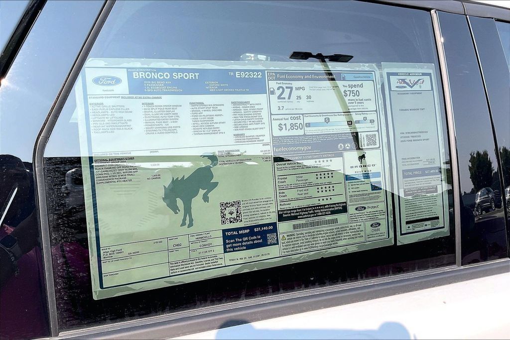 New 2026 Ford Bronco Sport Big Bend w/ Convenience Package AWD/4WD image 13
