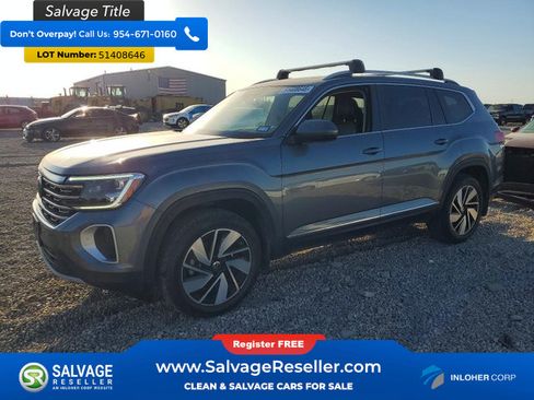 Used 2024 Volkswagen Atlas SEL AWD/4WD image 1