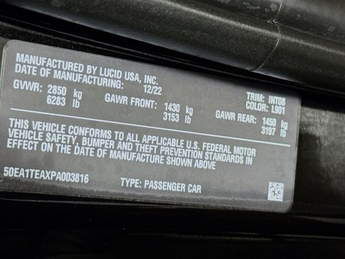 Used 2023 Lucid Air Touring AWD/4WD image 40