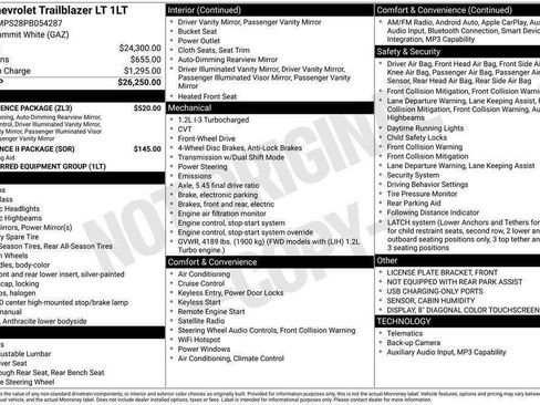 Used 2023 Chevrolet TrailBlazer LT w/ Convenience Package FWD image 41