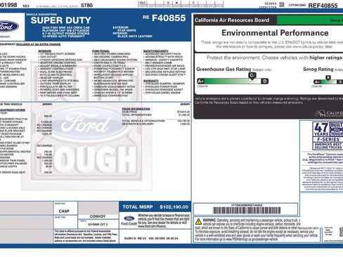 Used 2024 Ford F350 Platinum w/ Tremor Off-Road Package AWD/4WD image 5