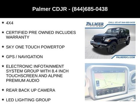 Used 2023 Jeep Wrangler Unlimited w/ Sun & Screen Package AWD/4WD image 6
