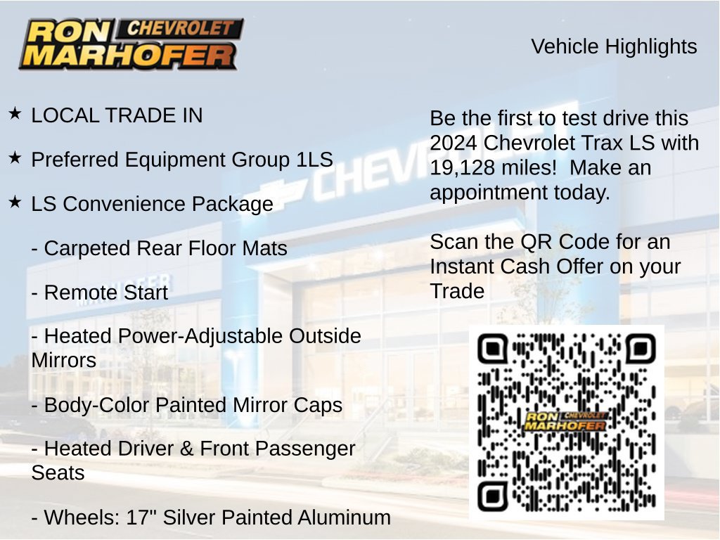 Used 2024 Chevrolet Trax LS w/ LS Convenience Package FWD image 3
