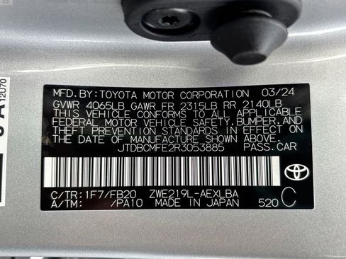 Used 2024 Toyota Corolla LE w/ LE Premium Package image 34