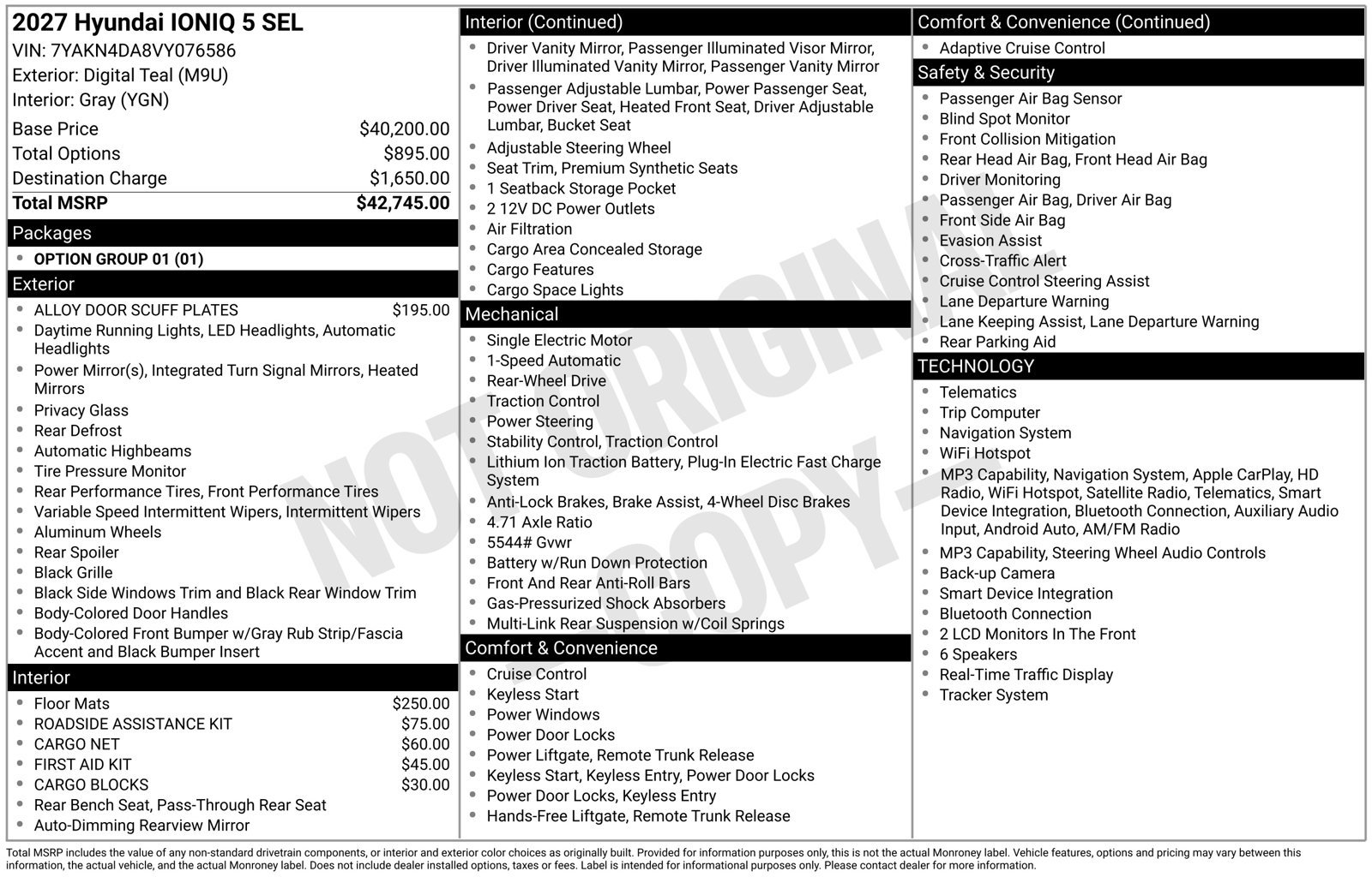 New 2027 Hyundai Ioniq 5 SEL RWD image 18