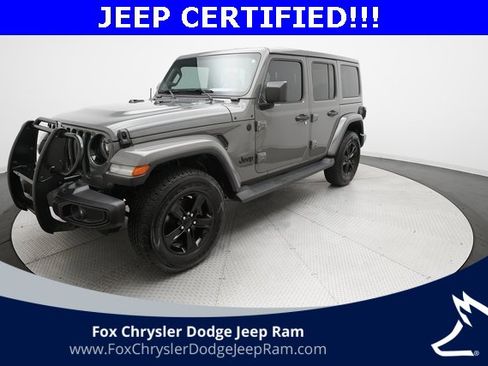 Certified 2020 Jeep Wrangler Unlimited Sahara image 1