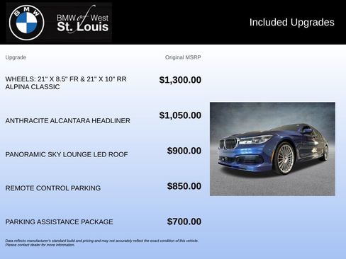Used 2019 BMW ALPINA B7 xDrive w/ Luxury Rear Seating Package AWD/4WD image 21
