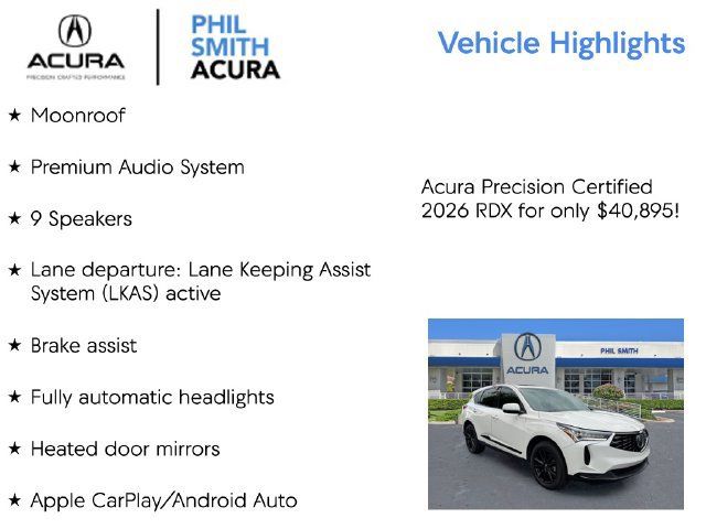Certified 2026 Acura RDX SH-AWD image 5