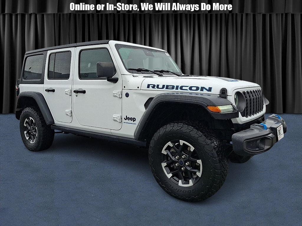 Used 2024 Jeep Wrangler Unlimited Rubicon 4xe w/ Convenience Group AWD/4WD image 1
