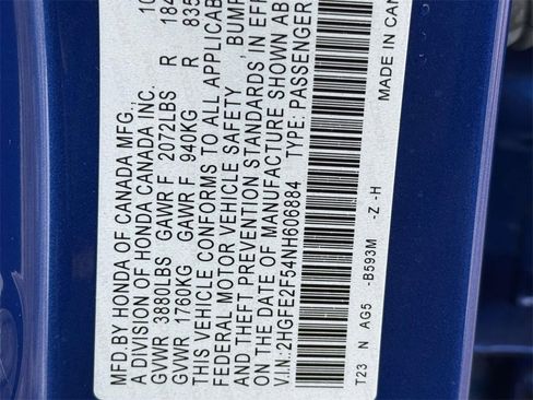 Used 2022 Honda Civic Sport image 29