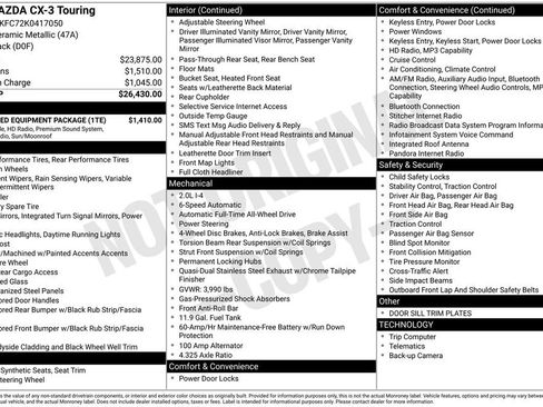 Used 2019 MAZDA CX-3 Touring w/ Preferred Equipment Package image 33