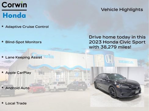 Used 2023 Honda Civic Sport image 6