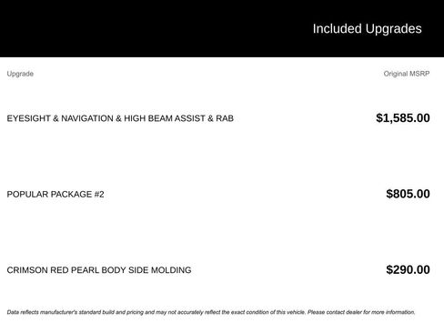 Used 2018 Subaru Outback 3.6R Limited image 2