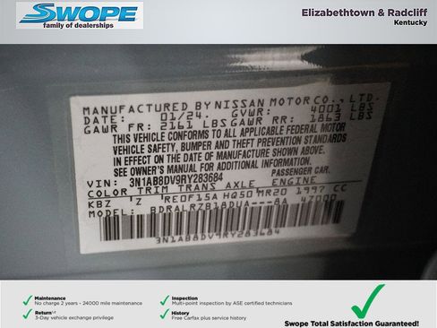 Used 2024 Nissan Sentra SR image 27