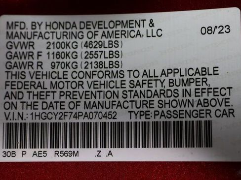 Certified 2023 Honda Accord Sport image 30