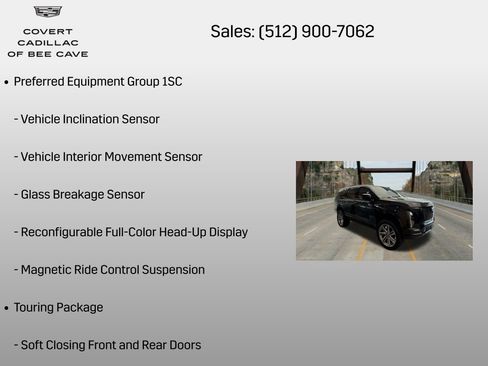 New 2026 Cadillac Escalade Sport w/ Touring Package AWD/4WD image 18