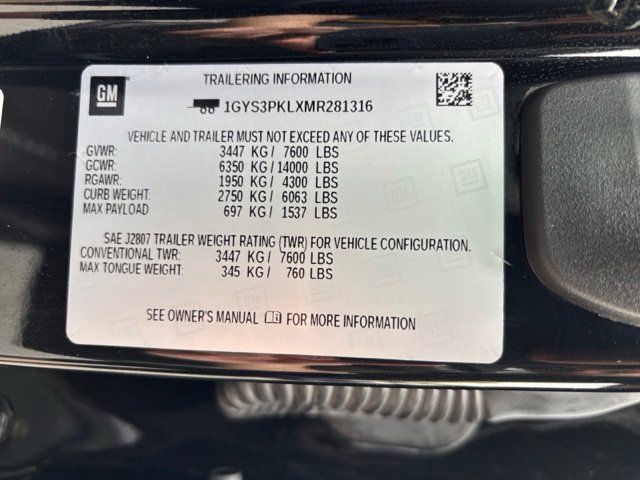 Used 2021 Cadillac Escalade ESV Sport w/ Driver Assist Tech Package RWD image 35