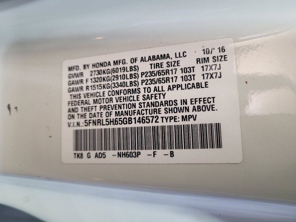 Used 2016 Honda Odyssey EX-L image 33