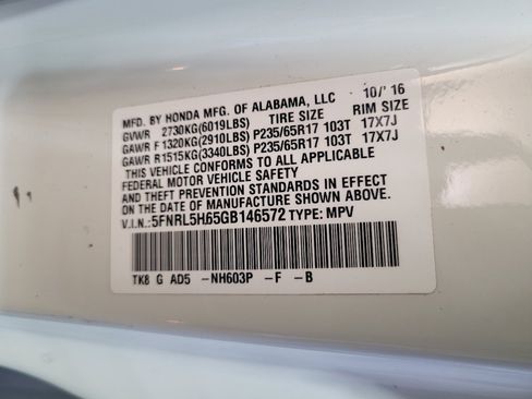 Used 2016 Honda Odyssey EX-L image 33