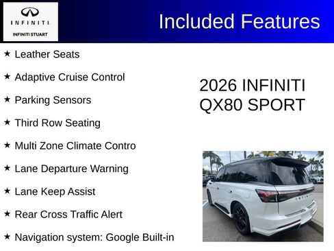 Used 2026 INFINITI QX80 4WD w/ Sport Exterior Package image 3