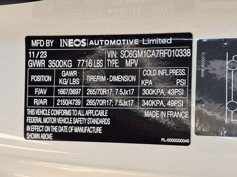 New 2024 INEOS Grenadier AWD/4WD image 9