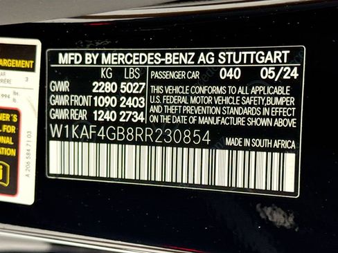 Certified 2024 Mercedes-Benz C 300 Sedan image 34
