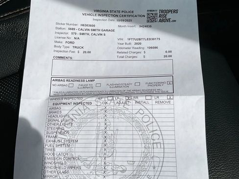 Used 2020 Ford F250 Lariat w/ Lariat Value Package image 53