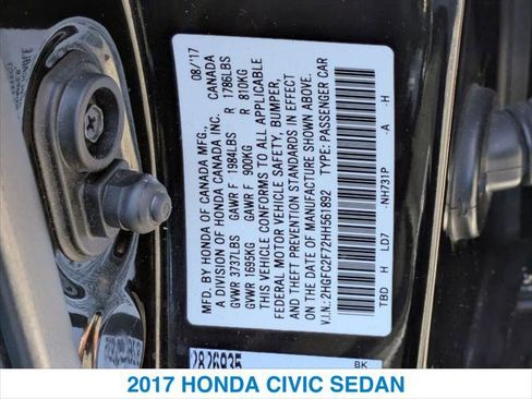 Certified 2017 Honda Civic EX image 26
