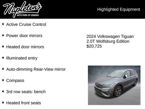 Used 2024 Volkswagen Tiguan Wolfsburg Edition image 6