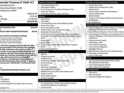 Used 2023 Chevrolet Traverse LT w/ LPO, Cargo Package