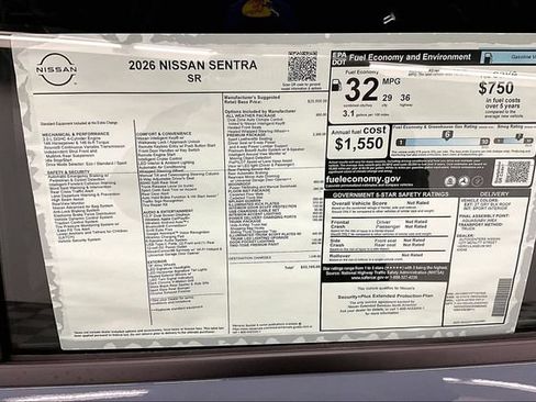 New 2026 Nissan Sentra SR w/ SR Premium Package FWD image 39