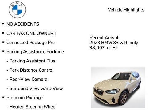 Certified 2023 BMW X3 xDrive30i w/ Premium Package image 4