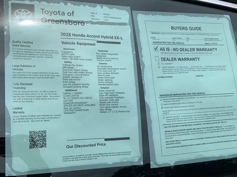 Used 2025 Honda Accord EX-L image 37