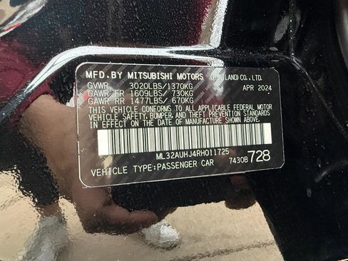 Used 2024 Mitsubishi Mirage ES image 22