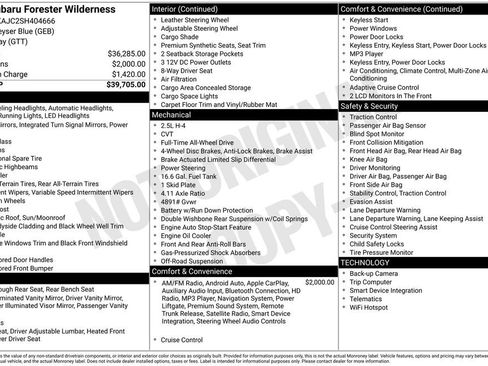 Used 2025 Subaru Forester Wilderness image 30