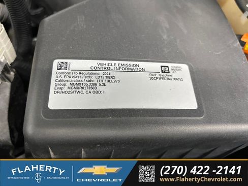 Used 2021 Chevrolet Silverado 1500 LT Trail Boss w/ Bed Protection Package AWD/4WD image 16