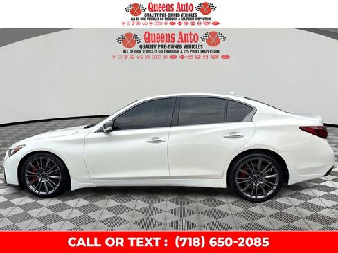 Used 2021 INFINITI Q50 Red Sport 400 w/ Cargo Package RWD image 3