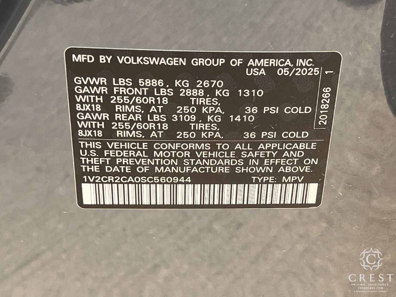 Used 2025 Volkswagen Atlas Peak Edition SE AWD/4WD image 30