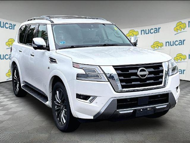 Certified 2022 Nissan Armada Platinum w/ Captain's Chairs Package AWD/4WD image 1