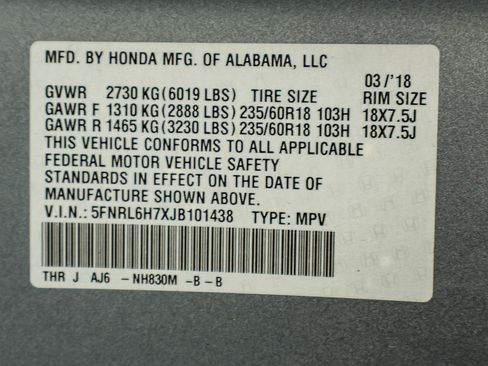 Used 2018 Honda Odyssey EX-L image 32