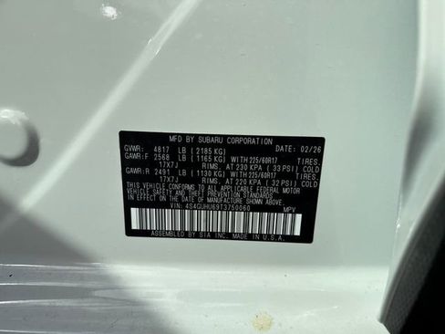 New 2026 Subaru Crosstrek 2.5i Wilderness AWD/4WD image 19