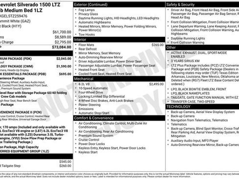 New 2026 Chevrolet Silverado 1500 LTZ w/ LTZ Premium Package AWD/4WD image 4