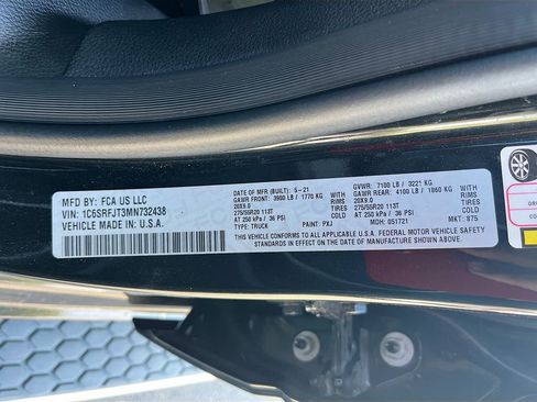 Used 2021 RAM 1500 Laramie w/ Sport Appearance Package image 31