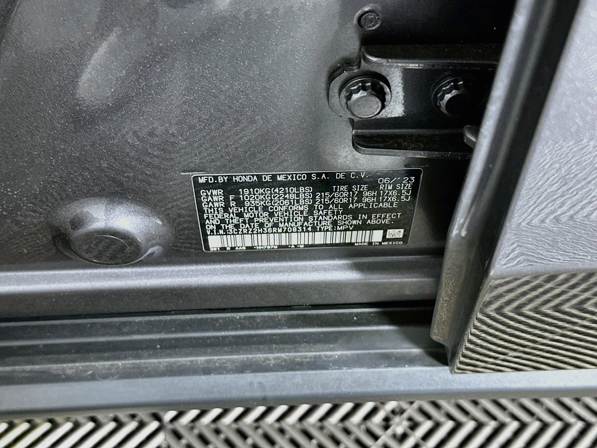 Used 2024 Honda HR-V LX image 12