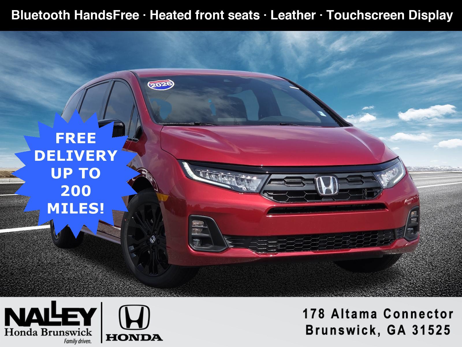 New 2026 Honda Odyssey Sport-L image 1