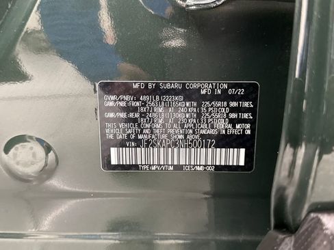 Certified 2022 Subaru Forester Limited w/ Popular Package #3 image 27