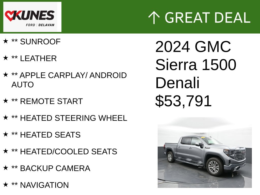 Used 2024 GMC Sierra 1500 Denali AWD/4WD image 2