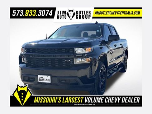 Used 2022 Chevrolet Silverado 1500 Custom w/ LPO, Blackout Package image 1